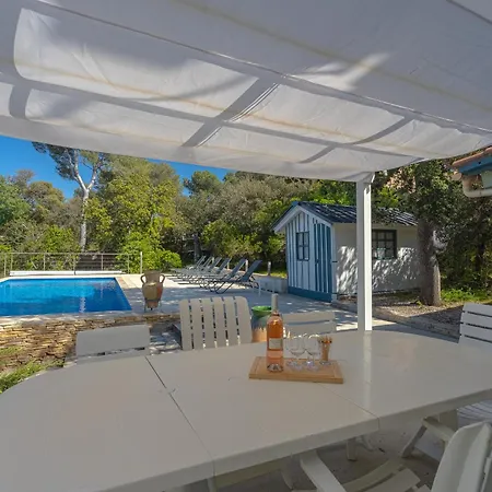 Avec Piscine - Cuisine D'ete - Plages A Pieds Villa Six-Fours-les-Plages